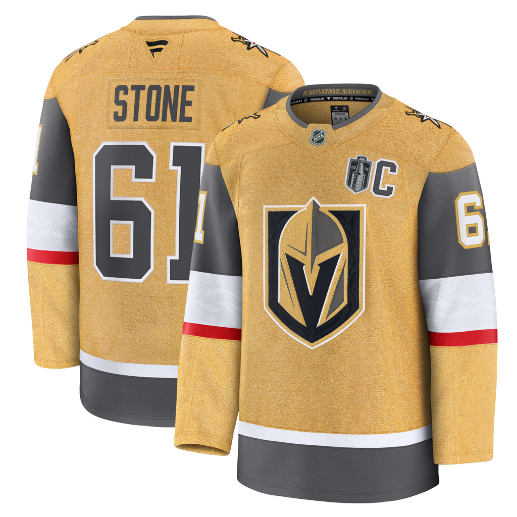 Mark Stone Vegas Golden Knights With 2026 Stanley Cup Final Patch Fanatics Premium Home Jersey