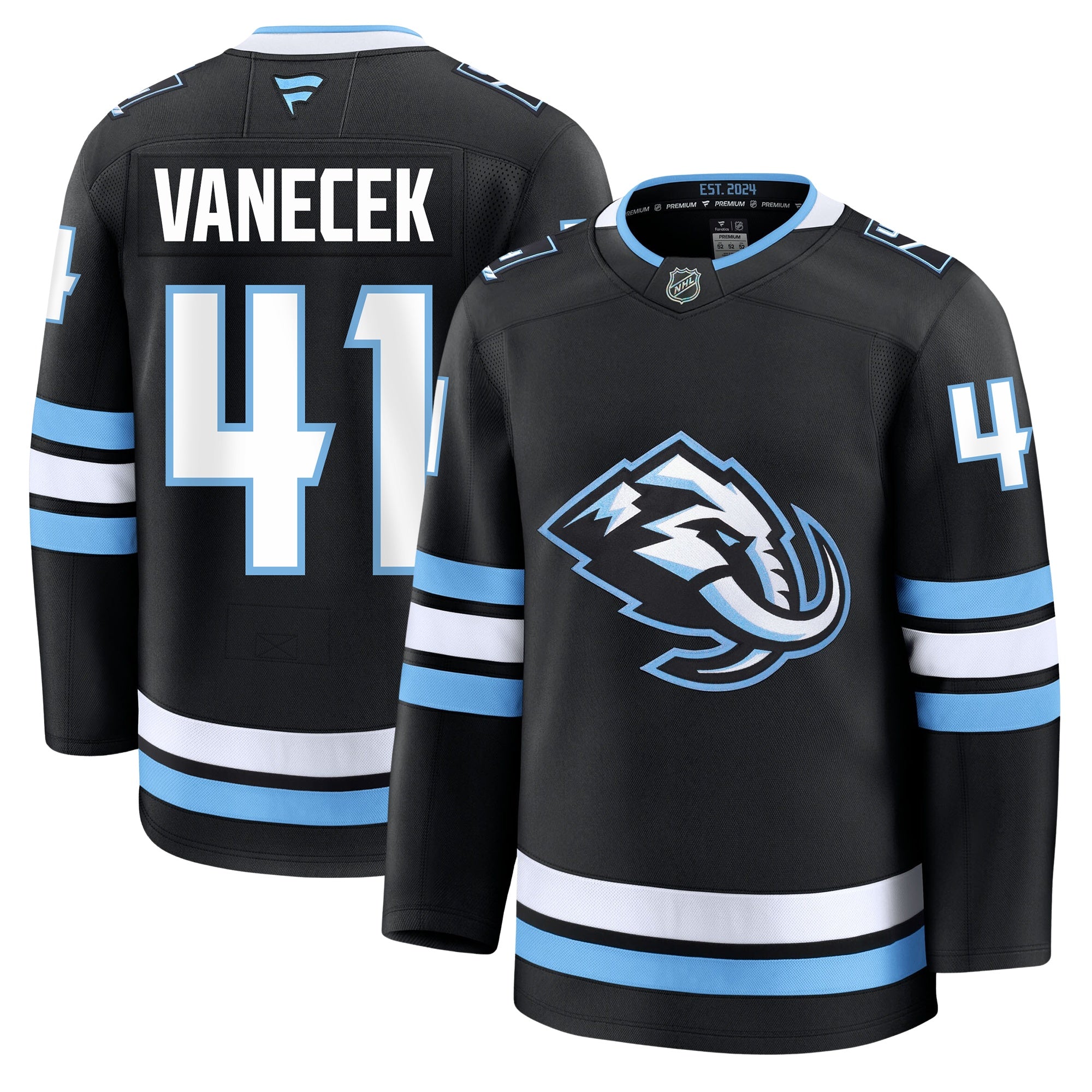 Vitek Vanecek Utah Mammoth Fanatics Home Premium Jersey