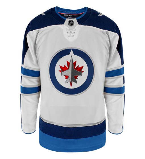 Customizable Winnipeg Jets Adidas Primegreen Authentic NHL Hockey Jersey