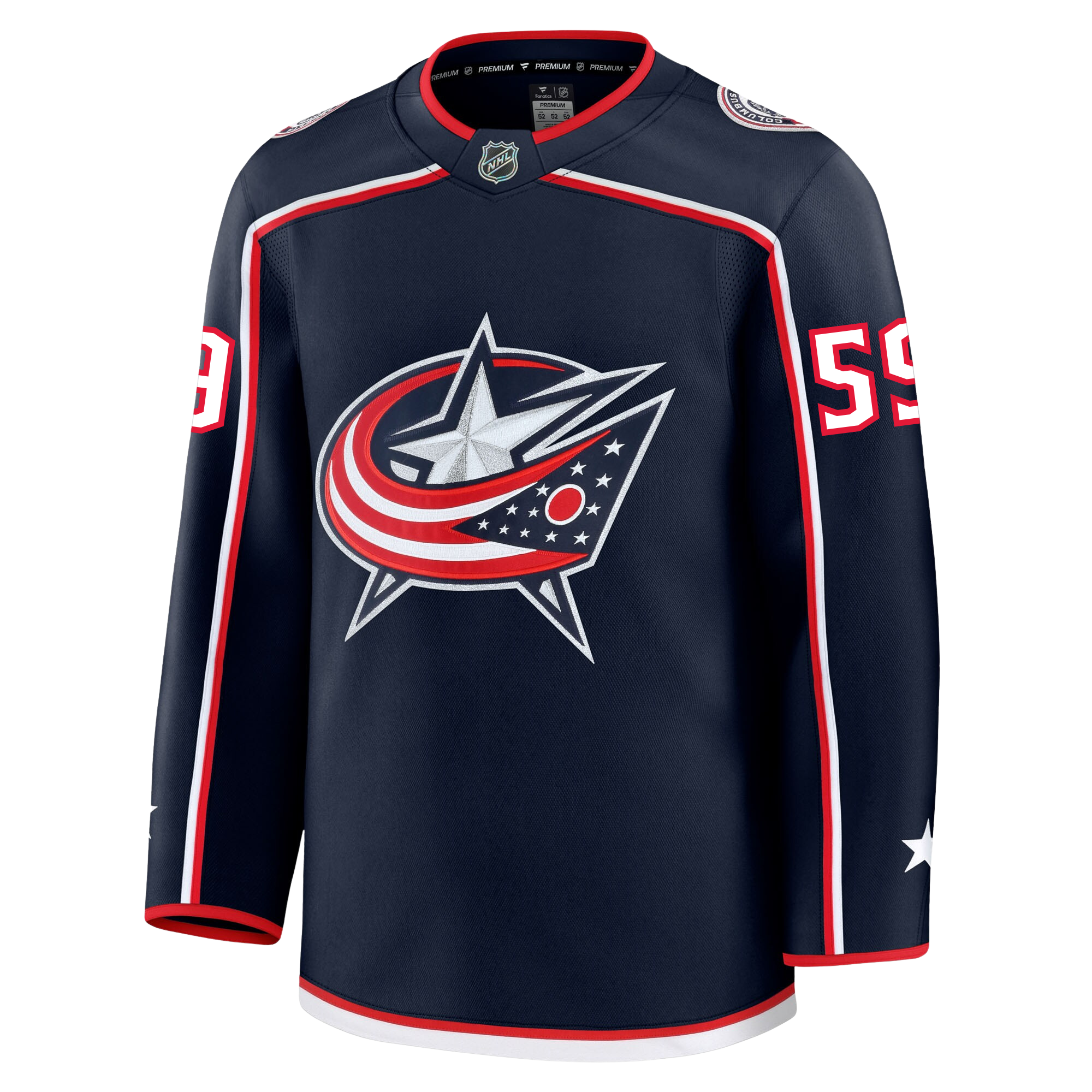 Yegor Chinakhov Columbus Blue Jackets Fanatics Premium Home Jersey