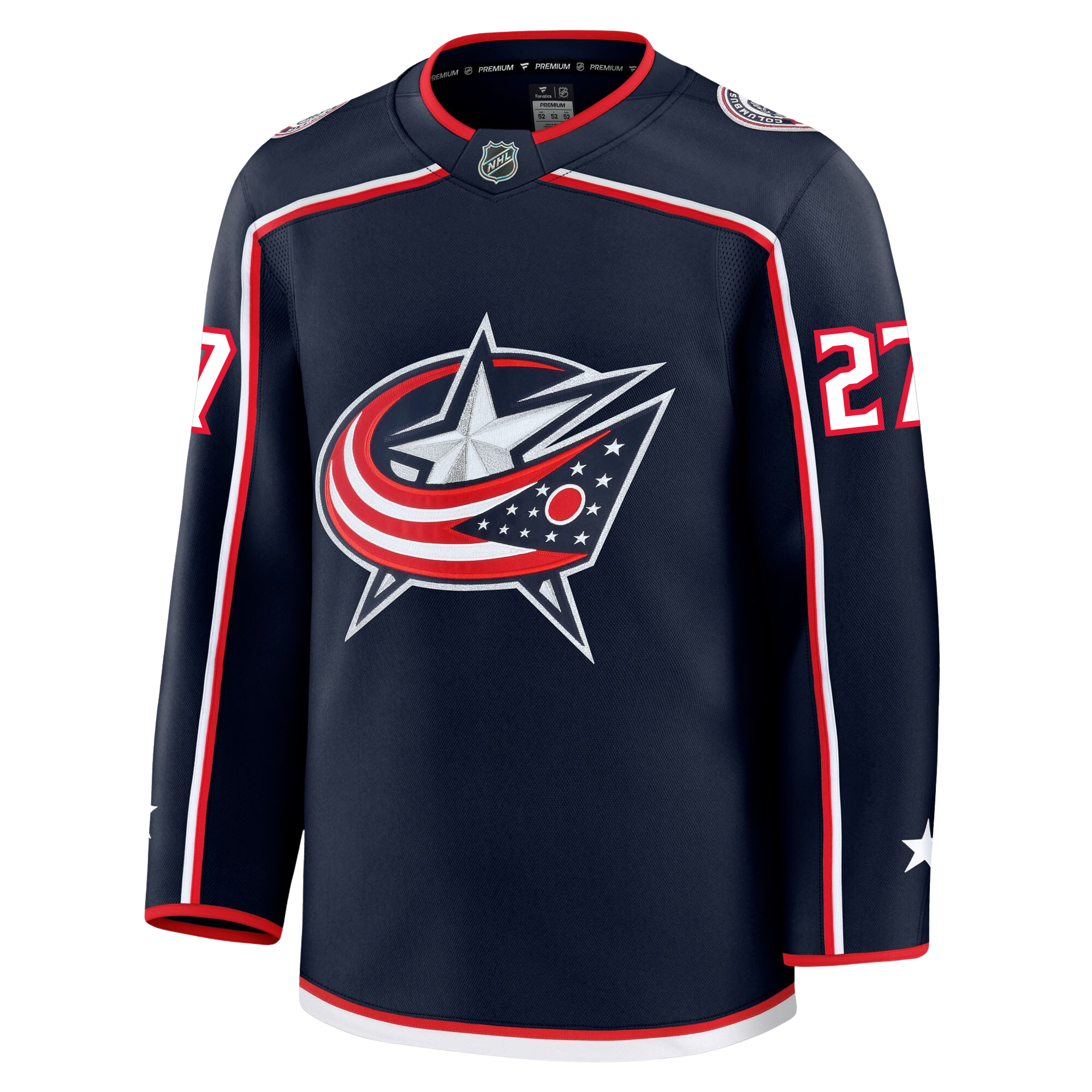 Zachary Aston Reese Columbus Blue Jackets Fanatics Premium Home Jersey