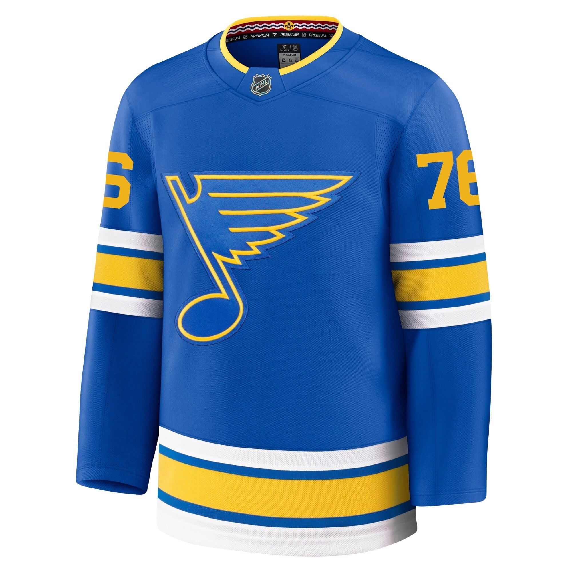 Zack Bolduc St Louis Blues Fanatics Home Premium Jersey