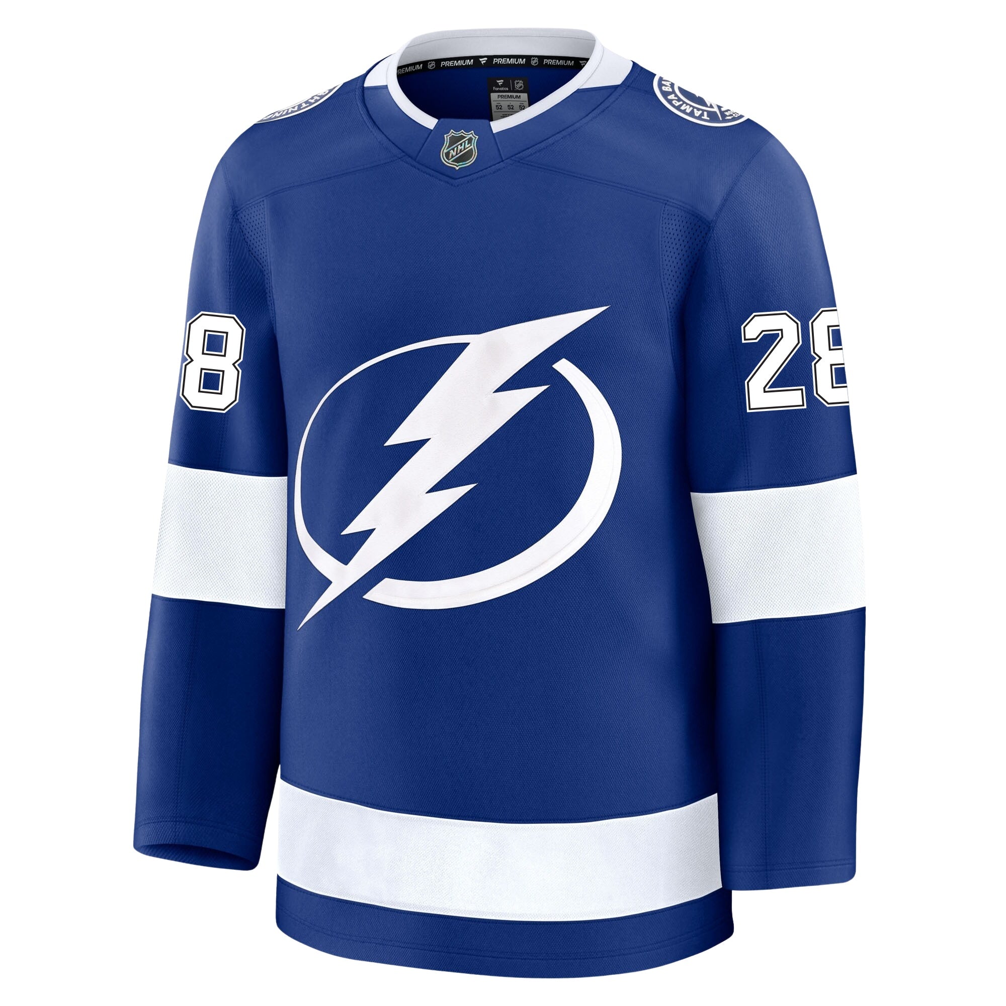 Zemgus Girgensons Tampa Bay Lightning Fanatics Premium Home Jersey